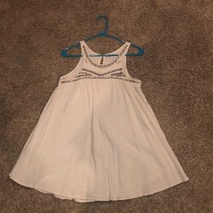 Cream babydoll dress